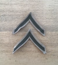 PAIRE DE GRADE TISSU USMC WW2