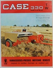 prospectus brochure agricole CASE 330 presse ramasseuse tracteur tractor traktor