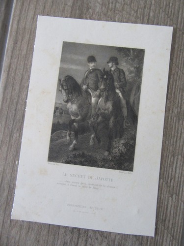 Engraving 19th century secret - engraving,