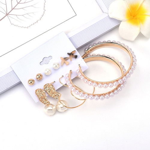 Boucles oreilles coeur perle - d'oreilles,