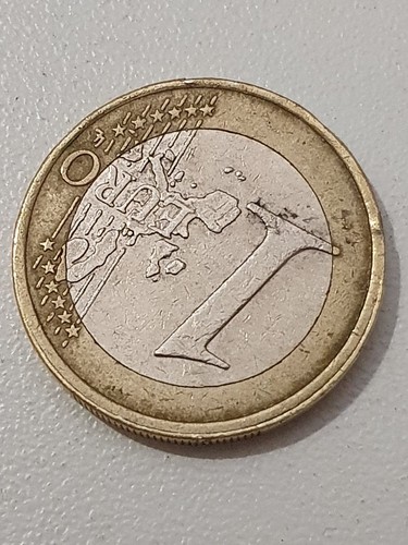 Mint error pièce 1 euro - pièce,