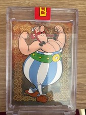 Carte"MetalCards" Obélix astérix sine tempore panini