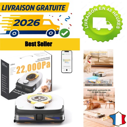 Aspirateur robot ubpet v10 - robot,