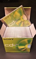 10 x CD-R Sony 700 MB 80Mn -
