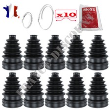 10 Soufflet Cardan Universel + Graisse + Collier pour tous véhicules - Soufflets