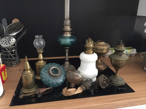 Lampes petrole anciennes et - anciennes,