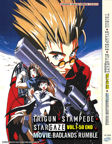Dvd anime trigun stampede - trigun, +
