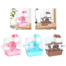 Hamster à 2 niveaux Cage