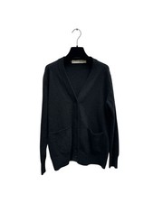 Yves Saint Laurent Black Wool Blend Cardigan Size 36 FR / Small
