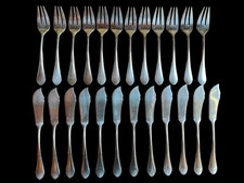 Lot 24 Couverts Poisson Métal