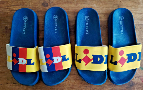 Lot paires claquettes lidl - lot,