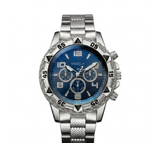 Montre Quartz Homme Acier Inox