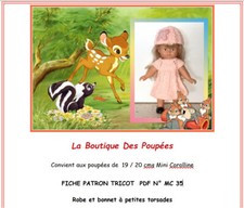 FICHE PATRON TRICOT PDF N° MC