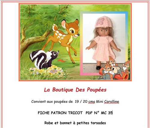 Fiche patron tricot pdf - tricot, mc