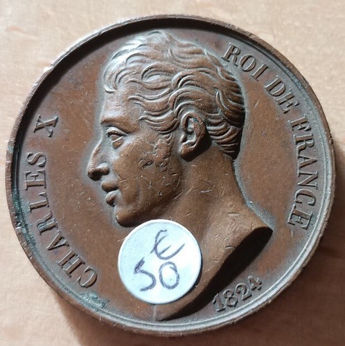 Medaille bronze charles - bronze,