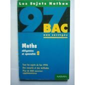 Nathan Technique - Maths terminale S : Enseignement obligatoire et de spécialité
