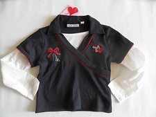 Chemise à manches longues BARBARA FARBER chices superposée taille 116 neuve