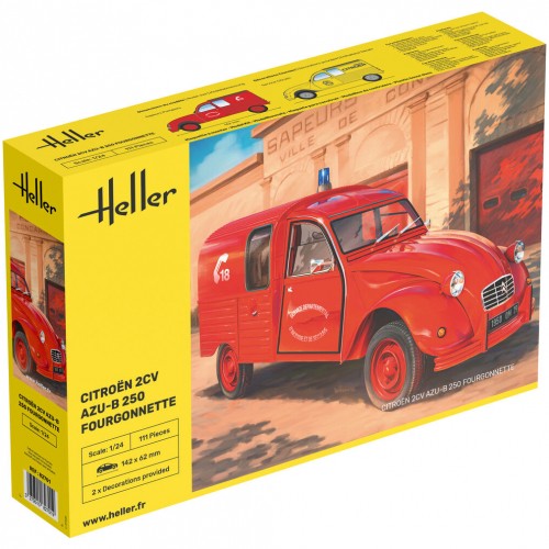 Heller citroën 2cv azu 250 - heller,