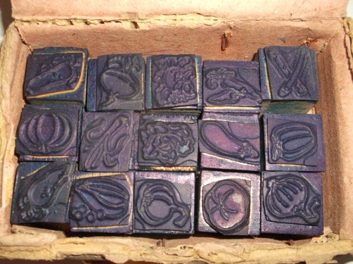 Lot tampon scolaires ancien - tampon,