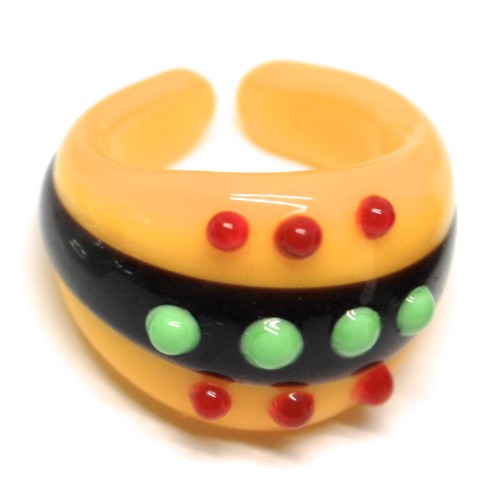 Bague antica murrina verre - bague,