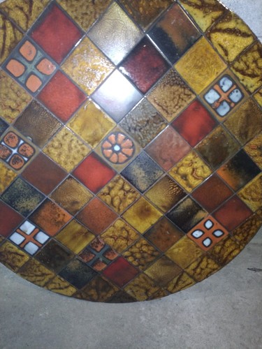 Table basse céramique vintage - table,