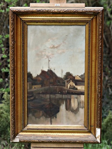 Peinture huile - peinture, à