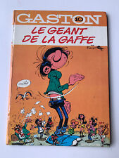 BD GASTON tome 10 : Le géant de la Gaffe - édition dos rond