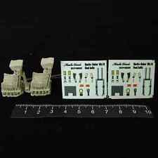 Siège éjectable F16F Rafale + décalcomanies 3D (2 places) pour kit maquette é...