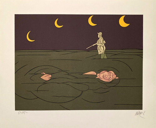 Adami valerio lithographie - adami,