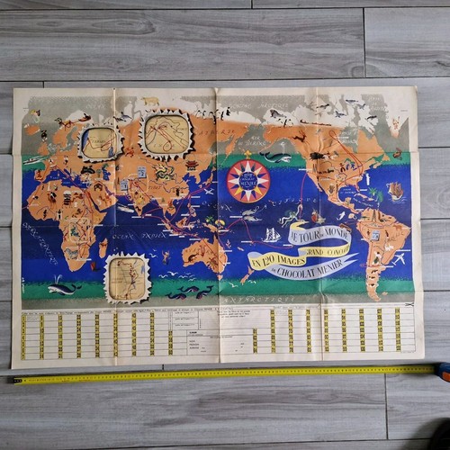 Planisphere chocolat menier - planisphere,