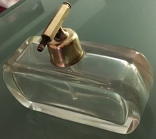 Flacon Vaporisateur Cristal Tchecoslovaquie Art Deco Circa 1920/30