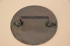 Ancien couvercle en cuivre et fer forgé pour casserole