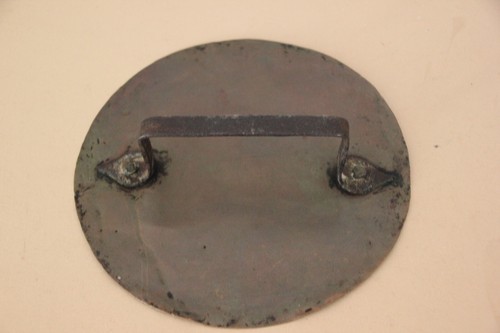 Ancien couvercle cuivre et - ancien,