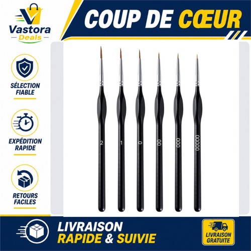 Ensemble pinceaux de - de, 6