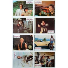 ENFORCER French Lobby Cards x8 - Set A - 1977 - Clint Eastwood as Dirty Harry