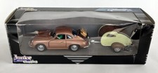 Miniature Porsche 356 avec caravane teardrop - Hongwell - éch. 1/43