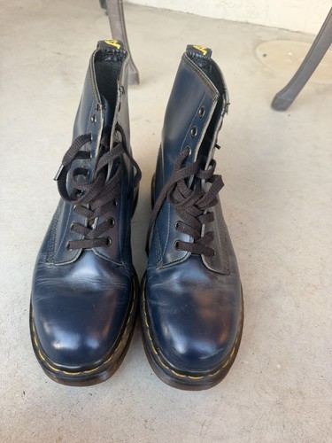 Vintage blue leather made - blue,