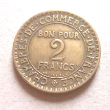 France 2 Francs Chambre de Commerce 1922 N° 14
