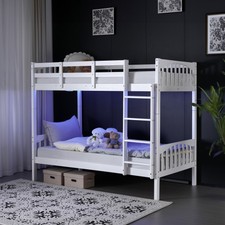 Solid wood bunk bed twin - bunk,