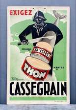 Panonceau lithographié Thon