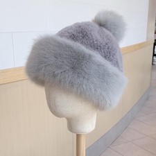 Femme Bonnet à Pompon Chaud