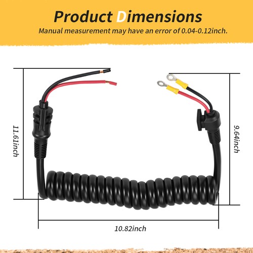 New curly cable power coil - curly,