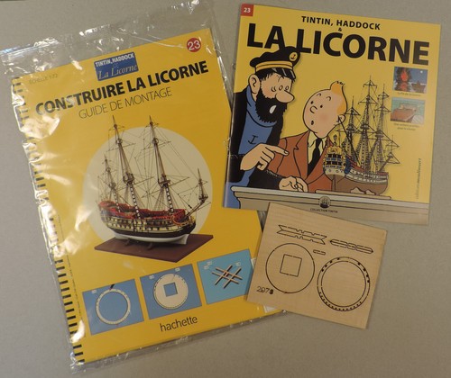 Tintin construire licorne - tintin, la