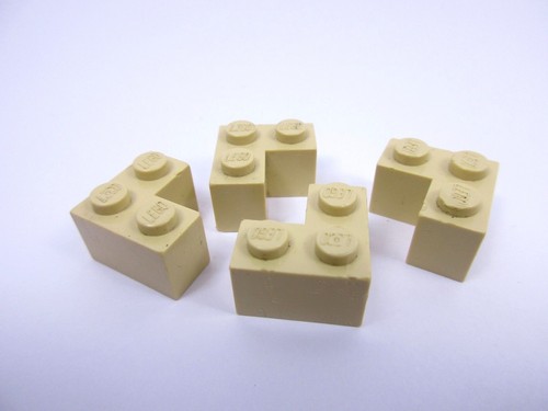 Lego tan brick corner - lego, réf