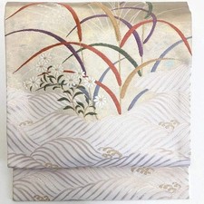 5721# Ceinture Kimono Japonaise Vintage Nagoya Obi Tissu Soie Traditionnel