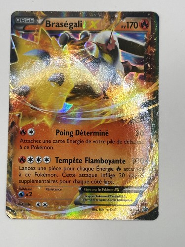 Carte pokémon braségali - braségali, ex
