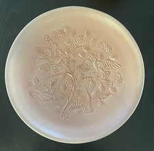 Plat Coupe Elchinger – French Modernist Ceramic Dish – 1940s Brutalist Pottery