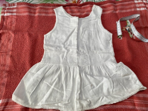 Ancienne robe coton - coton, blanc