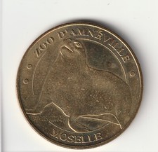 Médaille Touristique - Jeton MONNAIE DE PARIS - ZOO AMNEVILLE Otarie 2006