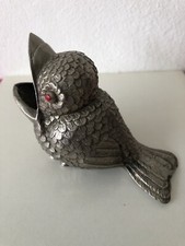 petit oiseau en métal / étain ? Ancienne Salière de Table ?